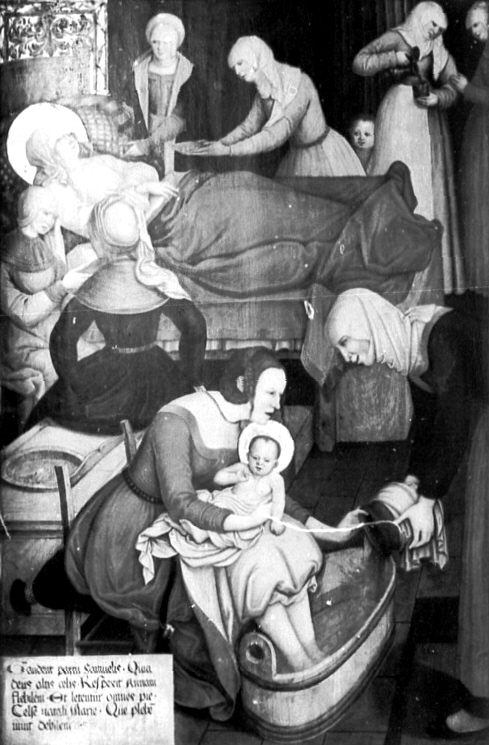 Naissance de Marie, 1500, Bernhard Strigel
