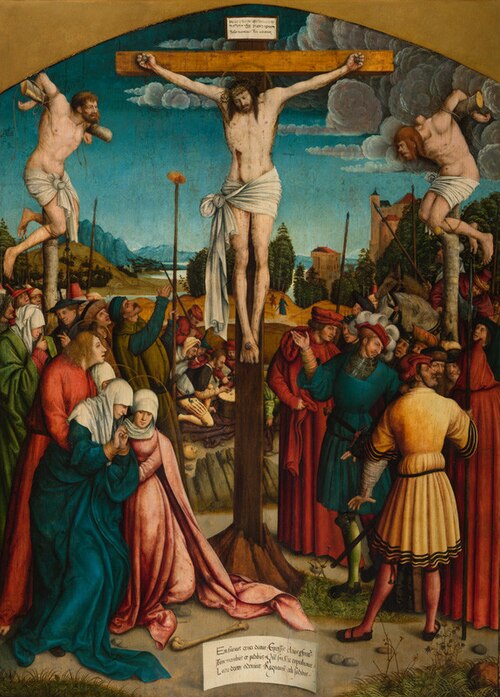 The Crucifixion, 1528, Bernhard Strigel