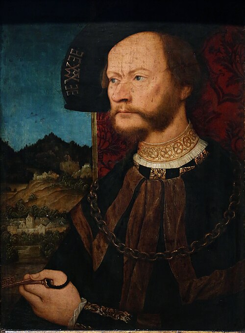 conte giovanni II di montfort e rothenfels, 1523, Bernhard Strigel