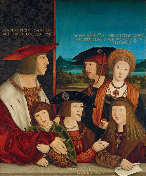 Portrait of Emperor Maximilian and his family, 1515, Bernhard Strigel