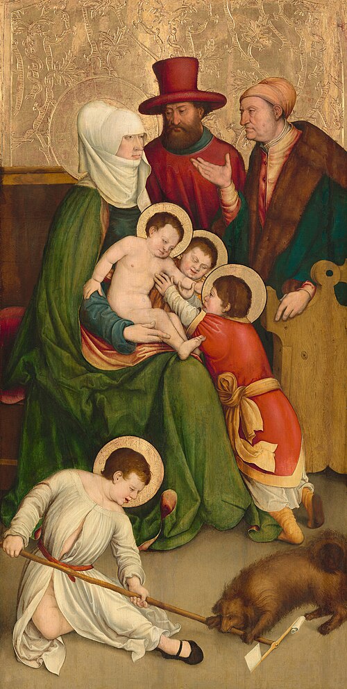 Saint Mary Cleophas and Her Family, 1524, Bernhard Strigel