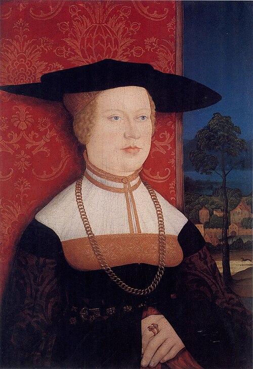 Margarethe Vöhlin, Wife of Hans Roth [obverse], 1527, Bernhard Strigel