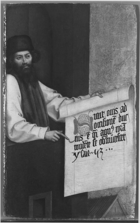 le Prophète Isaïe (autel Buxheimer), 1500, Bernhard Strigel