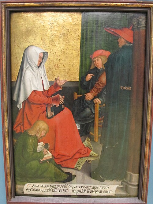 Mindelheim Altarpiece: Mary Salome and Zebedee with their Childs, 1500, Bernhard Strigel