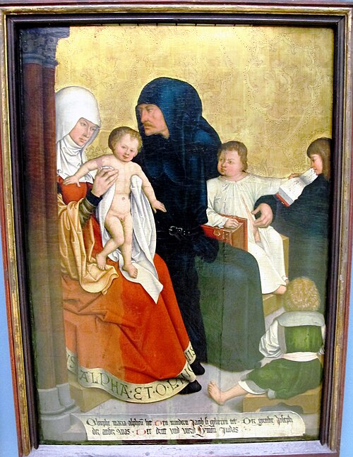 Mindelheim Altarpiece: Mary of Clopas and Alphaeus with their Childs, 1505, Bernhard Strigel
