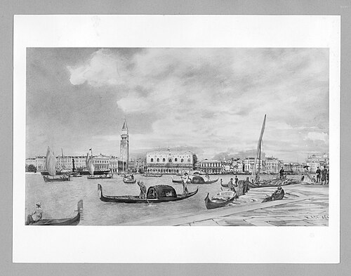 Venedig, Canale Grande, 1864, Rudolf von Alt