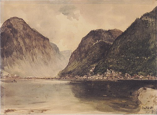 Hallstatt, 1845, Rudolf von Alt