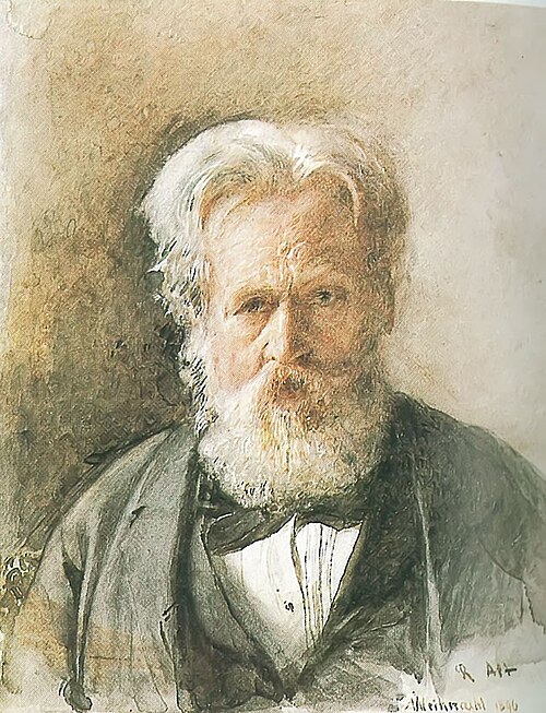 Autoportrait, 1890, Rudolf von Alt