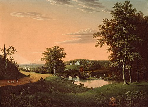Point Breeze, the Estate of Joseph Napoleon Bonaparte at Bordentown, New Jersey, 1818, Charles B. Lawrence