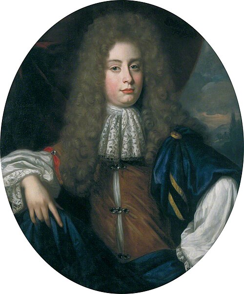 A Young Man of the Dashwood Family (probably Sir Francis Dashwood, c.1658–1724), 1683, Herman Verelst