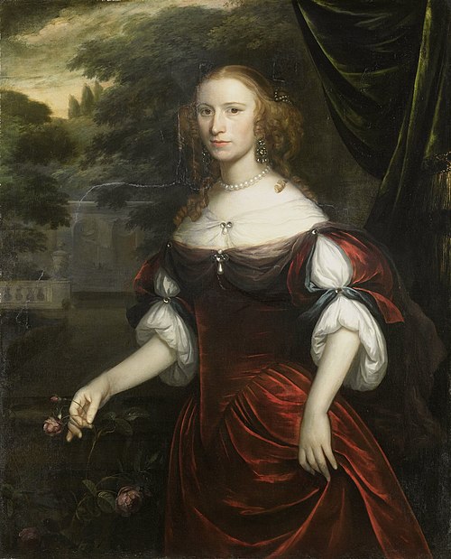 Portrait of a woman, 1667, Herman Verelst