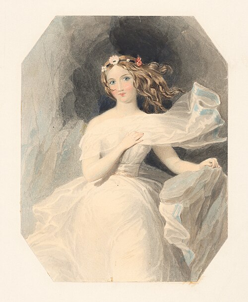 Lady, 1850, Joseph Kenny Meadows