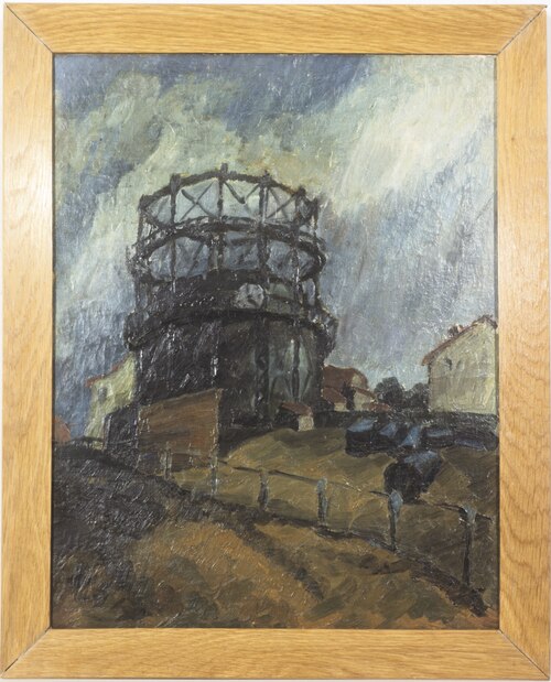 Gas Plant., 1916, Walter Gramatté