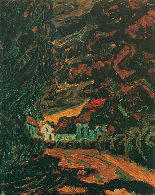 Landscape around Carlsbourg (Belgium), 1914, Walter Gramatté