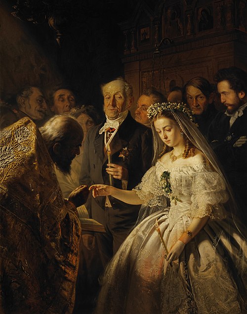 Union mal assortie, 1875, Vassili Poukirev