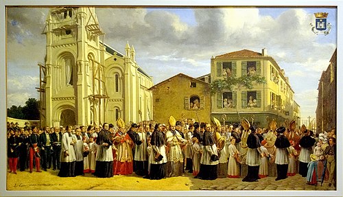 Consécration de l'église Saint-Martial, 1853, Édouard May