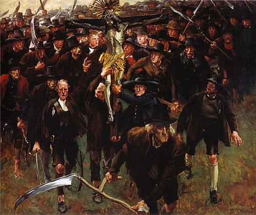 The Cross, 1901, Albin Egger-Lienz