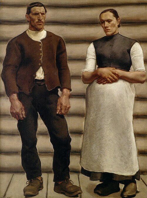 Mann und Weib, 1910, Albin Egger-Lienz