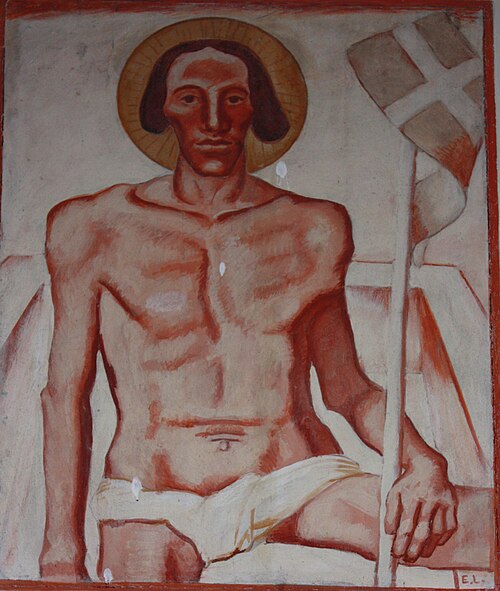 The Risen Christ, 1925, Albin Egger-Lienz