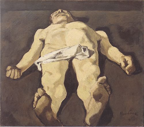 Der tote Christus, 1926, Albin Egger-Lienz