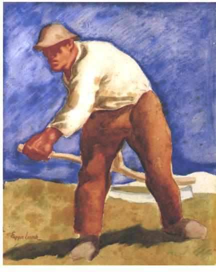 The mower, , Albin Egger-Lienz