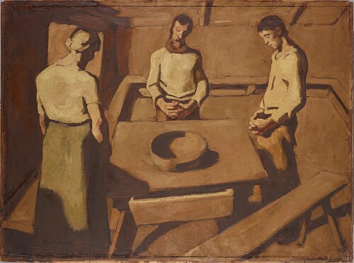 Das Tischgebet, , Albin Egger-Lienz