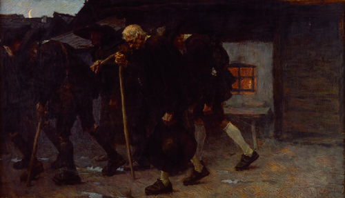 Nach dem Friedensschluss, 1902, Albin Egger-Lienz