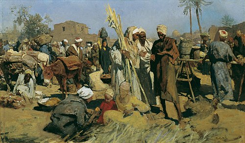 Zuckerrohrmarkt, 1881, Leopold Carl Müller
