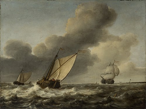 Stormy Sea, 1616, Jan Porcellis