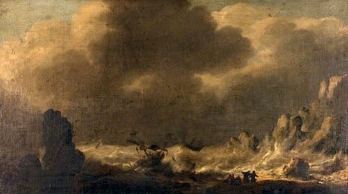 A Rocky Coastal View, , Jan Porcellis
