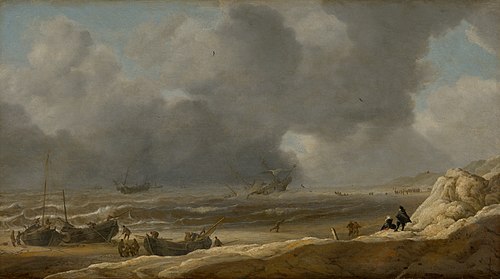 Shipwreck off the Coast, 1631, Jan Porcellis