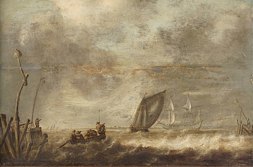 Seestück, 1625, Jan Porcellis
