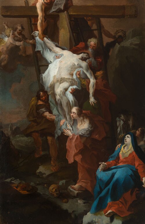 Deposition of Christ, 1760, Johann Baptist Wenzel Bergl