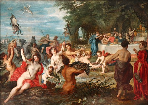 Les noces de Thétis et Pêlée, 1660, Hendrick van Balen