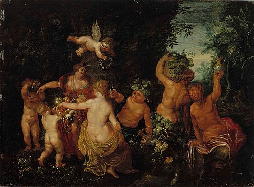 The feast of Bacchus, , Hendrick van Balen