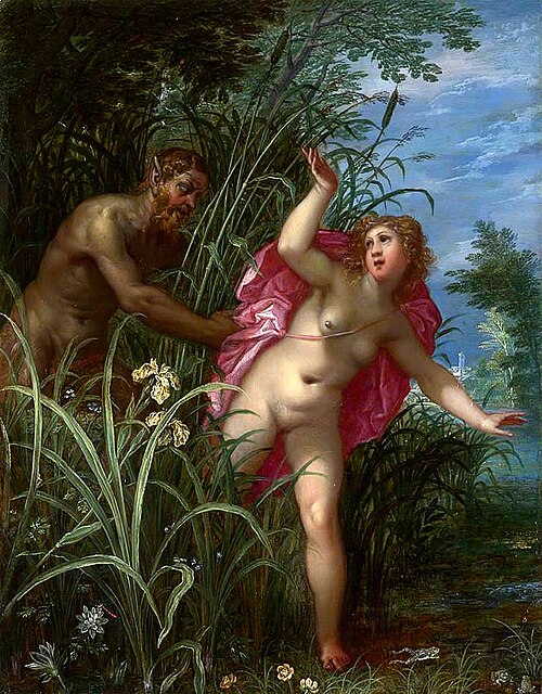 Pan pursuing Syrinx, 1615, Hendrick van Balen