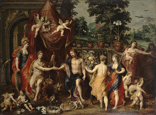 Allegory of the Virtuous Life, 1625, Hendrick van Balen