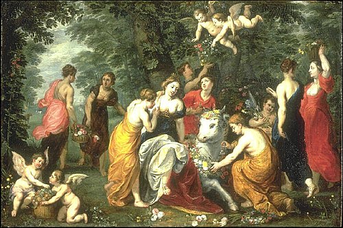 L'enlèvement d'Europe, 1600, Hendrick van Balen