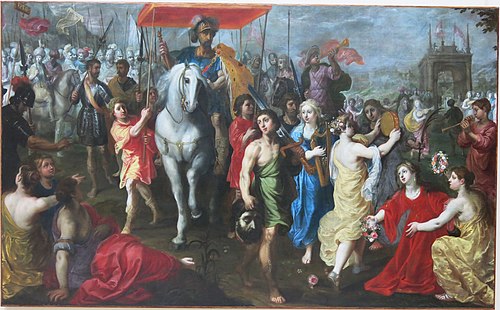 Le triomphe de David, , Hendrick van Balen