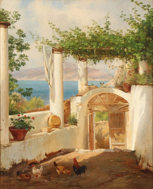 View of the Bay of Naples., 1871, Carl Frederic Aagaard