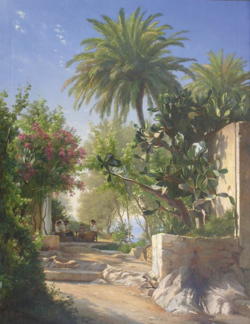 View from Capri., 1876, Carl Frederic Aagaard