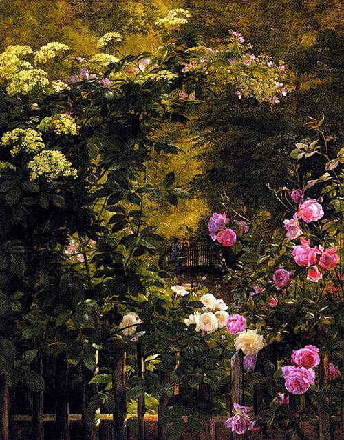 The Rose Garden, 1877, Carl Frederic Aagaard