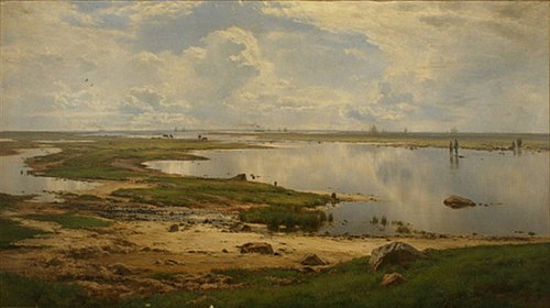 The coast at Saltholm., 1890, Carl Frederic Aagaard