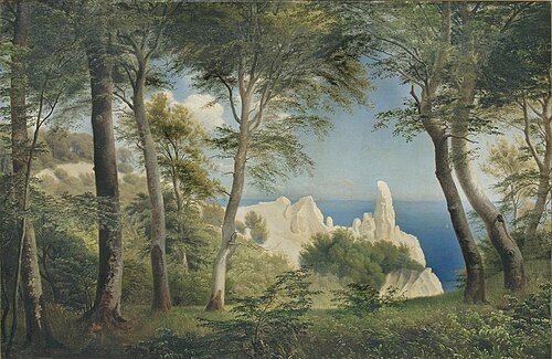 The cliffs on Møn., 1873, Carl Frederic Aagaard