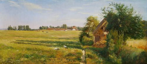 A summer day in the country., 1873, Carl Frederic Aagaard