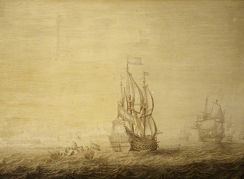A Dutch squadron in the Sound, , Heerman Witmont