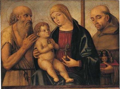 The Virgin and Child with Saints, 1494, Filippo Mazzola