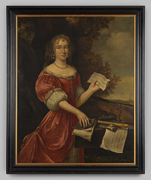 Portrait of Johanna Helena Glauwe (?-1689), 1670, Jan Frans van Douven