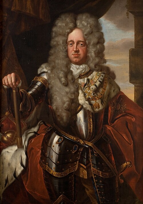 Porträt des Kurfürst Johann Wilhelm von der Pfalz (1658-1716), 1715, Jan Frans van Douven
