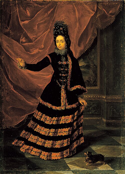 Portrait of Anna Maria Luisa de' Medici at dance, 1699, Jan Frans van Douven